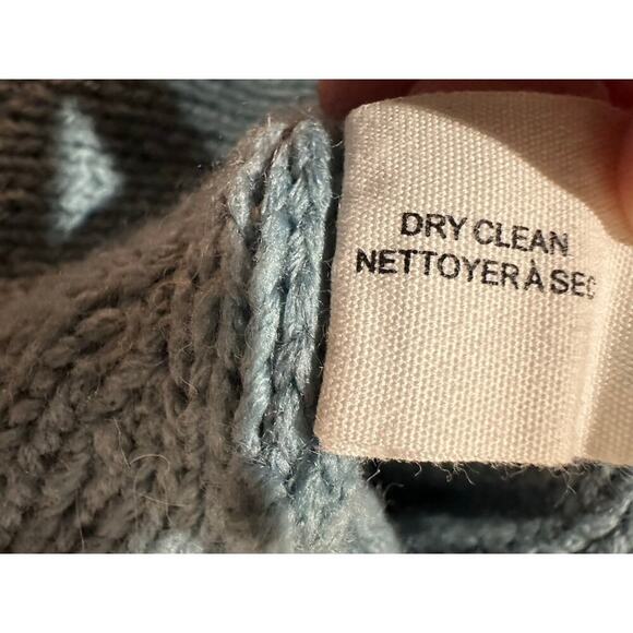 Guinevere Sz‎ M Alpaca & Wool Blend Batwing Sleeve Sweater Round Hem Scoop Neck - Picture 6 of 8